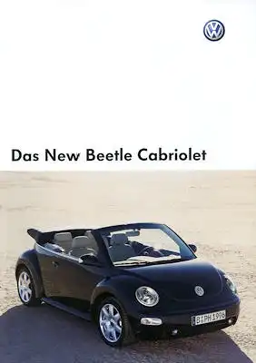 VW New Beetle Cabriolet Prospekt 2003