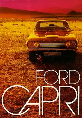 Ford Capri I Prospekt 8.1972