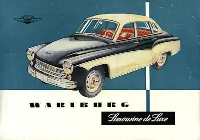 Wartburg 311 Limousine de Luxe Prospekt 1959