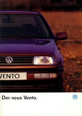 VW Vento Prospekt 1.1992