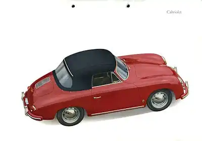 Porsche 356 A Prospekt 9.1957