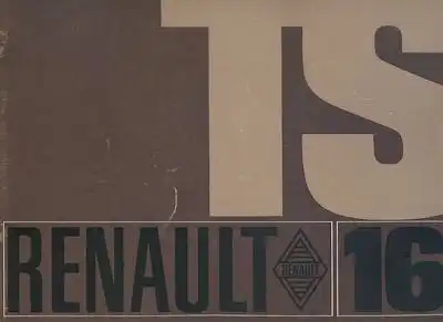 Renault 16 TS Prospekt 1969