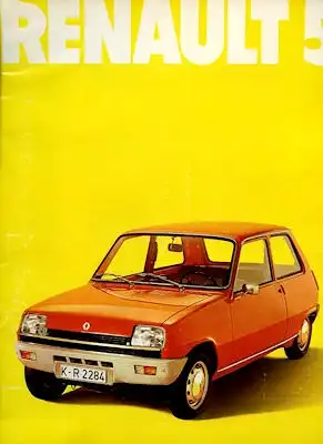 Renault 5 Prospekt 1974