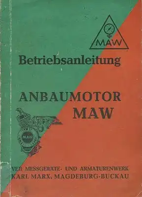 MAW Bedienungsanleitung 2.1959