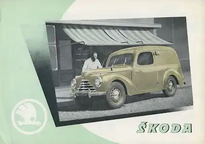 Skoda 1102 Kombi Prospekt 1950