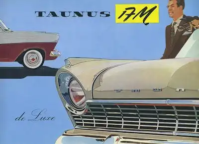 Ford Taunus 17 M de Luxe P 2 Prospekt ca. 1957