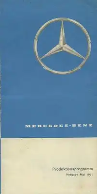 Mercedes-Benz Programm 5.1961