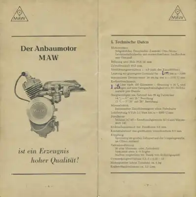 MAW Bedienungsanleitung 2.1957