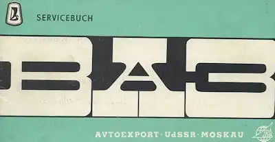 Avtoexport GAZ / Lada 1300 Servicebuch 1974