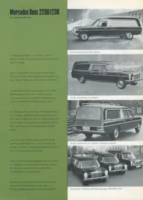 Conrad Pollmann / Mercedes-Benz Bestattungswagen Programm 1973