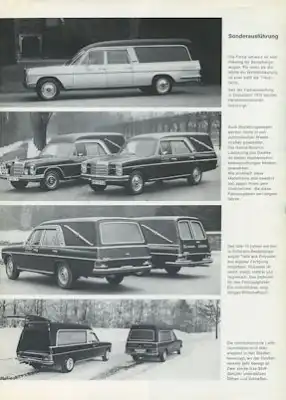 Conrad Pollmann / Mercedes-Benz Bestattungswagen Programm 1973