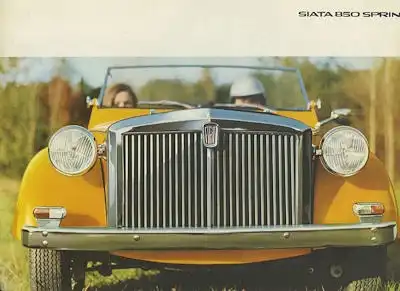 Siata 850 Spring Prospekt 1969