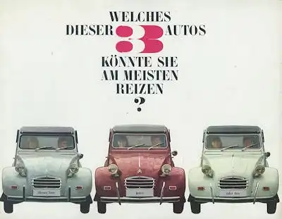 Citroen 2 CV Prospekt 9.1966