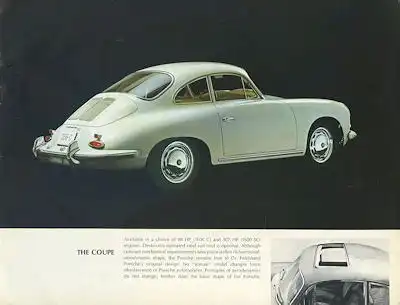 Porsche 356 C Prospekt ca. 1963