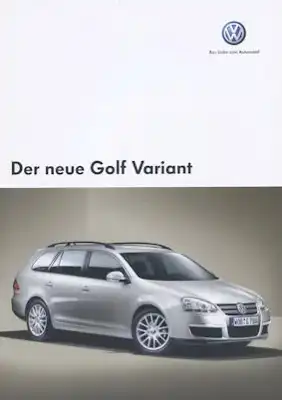 VW Golf 5 Variant Prospekt 2.2007