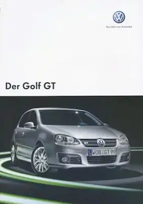 VW Golf 5 GT Prospekt 10.2006