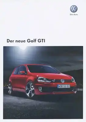 VW Golf 6 GTI Prospekt 4.2009