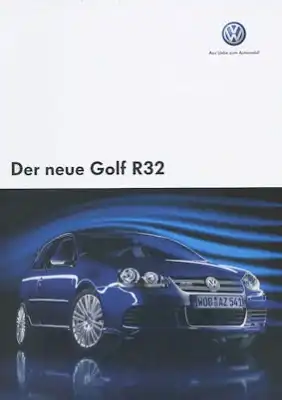 VW Golf 5 R 32 Prospekt 8.2005