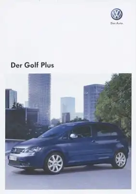 VW Golf 5 Plus Prospekt 5.2008