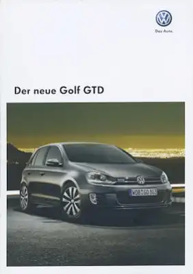 VW Golf 6 GTD Prospekt 6.2009