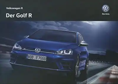 VW Golf 7 R Prospekt 5.2015