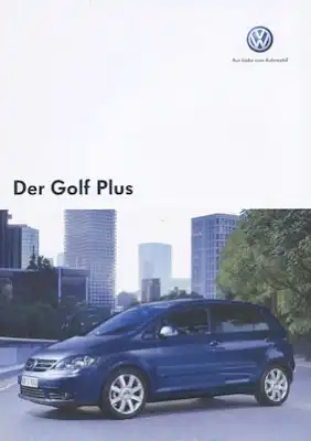 VW Golf 5 Plus Prospekt 10.2006