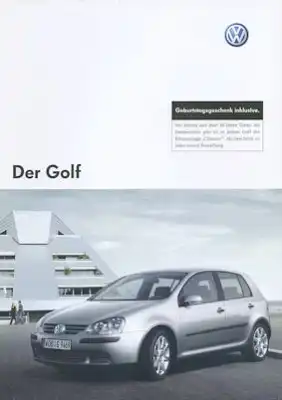 VW Golf 5 Prospekt 5.2004