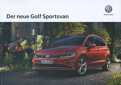 VW Golf 7 Sportsvan Prospekt 11.2017