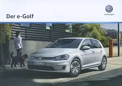 VW e-Golf 7 Prospekt 11.2018