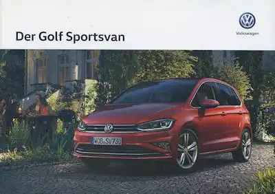 VW Golf 7 Sportsvan Prospekt 8.2019