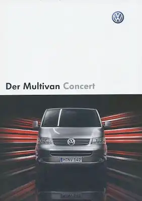 VW T 5 Multivan Concert Prospekt 9.2007