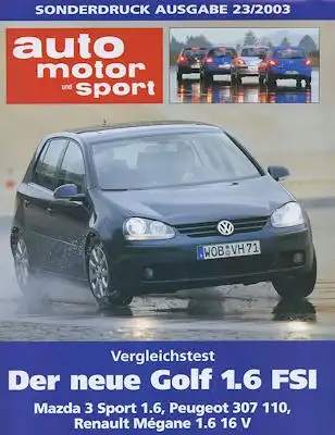 VW Golf 5 Test 11.2003