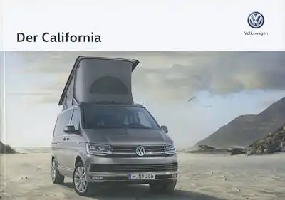 VW T 6 California Prospekt 11.2017