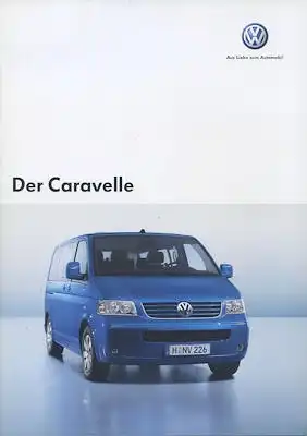 VW T 5 Caravelle Prospekt 11.2006