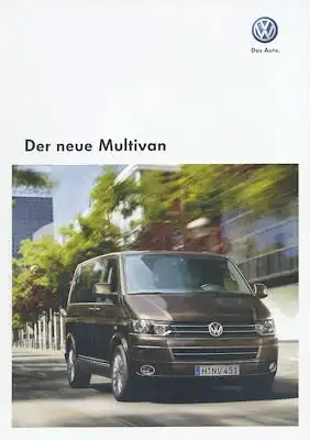 VW T 5.2 Multivan Prospekt 10.2009