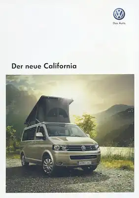 VW T 5.2 California Prospekt 10.2009