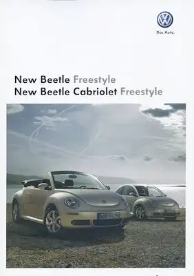 VW New Beetle / Cabriolet Freestyle Prospekt 11.2009