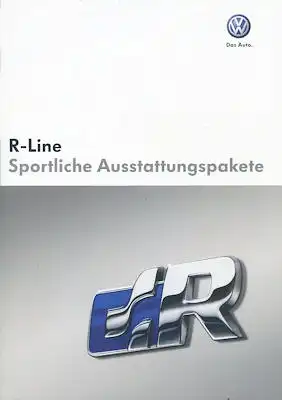 VW R-Line Sportliche Ausstattungspakete Prospekt 11.2007