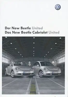 VW New Beetle / Cabriolet United Prospekt 6.2008