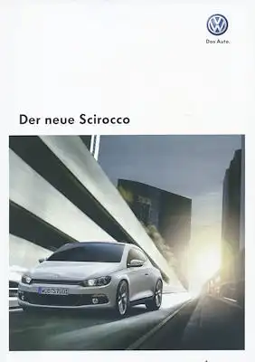 VW Scirocco 3 Prospekt 10.2008