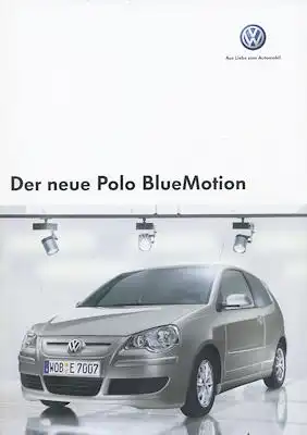 VW Polo 4 BlueMotion Prospekt 6.2006