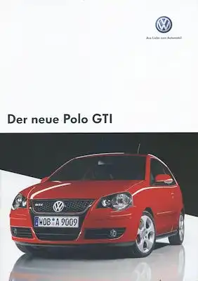 VW Polo 4 GTI Prospekt 10.2005