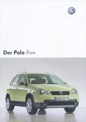 VW Polo 4 Fun Prospekt 12.2003