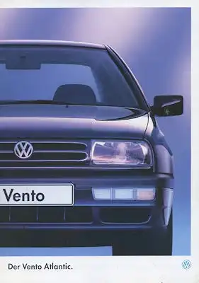 VW Vento Atlantic Prospekt 4.1995