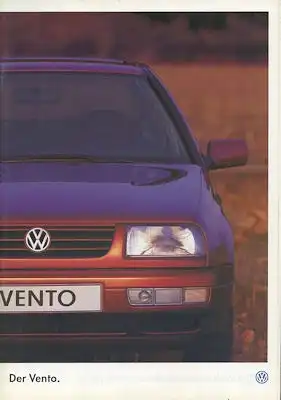 VW Vento Prospekt 7.1995