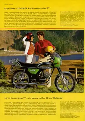 Zündapp Motorrad und Motorroller Programm 1978