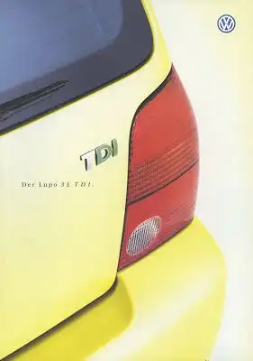 VW Lupo 3L TDI Prospekt 10.2000