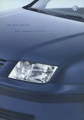 VW Bora / Variant Edition Prospekt 3.2001