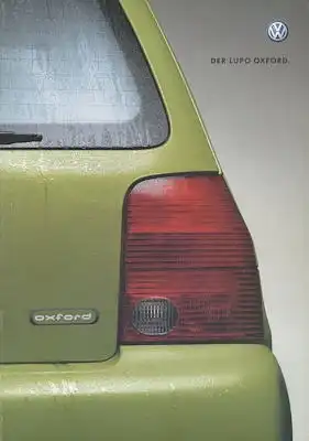 VW Lupo Oxford Prospekt 1.2002