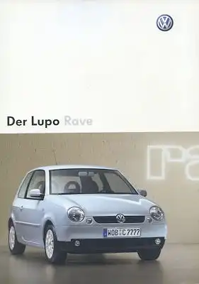 VW Lupo Rave Prospekt 12.2003